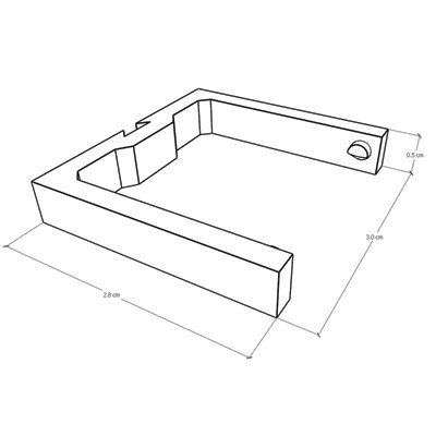 Full range audio vertical hanging parts (10pcs / group)